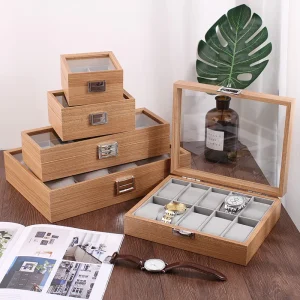 Bambu-klockbox i minimalistisk skandinavisk stil 12 Bambu-klockbox i minimalistisk skandinavisk stil