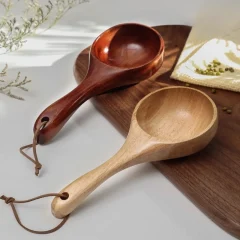 Japansk-stil Premium Stor Soppslev med Långt Skaft av Trä för Hembruk 31 Japansk-stil Premium Stor Soppslev med Långt Skaft av Trä för Hembruk