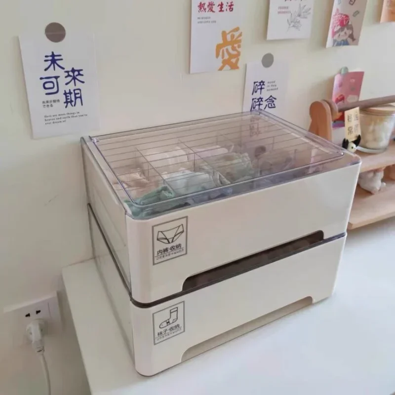 PET-låda för underkläder – stapelbar garderobsorganisator med utdragbara fack 5 PET-låda för underkläder – stapelbar garderobsorganisator med utdragbara fack - Bild 5