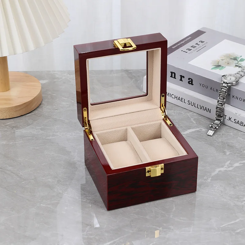 Lyxig träbox för klockor – Boxar i 2/3/5/6/10/12 rutnät 6 Lyxig träbox för klockor – Boxar i 2/3/5/6/10/12 rutnät - Bild 6