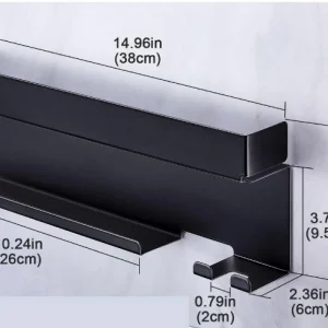 Väggmonterad hårverktygsförvaring utan borr – metallhållare för locktång och hårfön 13 Väggmonterad hårverktygsförvaring utan borr – metallhållare för locktång och hårfön