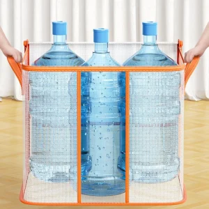 1- eller 3-delars Transparent Förvaringsväska med Handtag – För Kläder och Quilt, Vattentät PVC