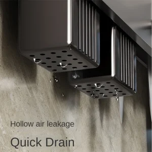 Verktygsfri kökshylla – väggmonterad multifunktionell förvaring för knivar och köksverktyg 15 Verktygsfri kökshylla – väggmonterad multifunktionell förvaring för knivar och köksverktyg