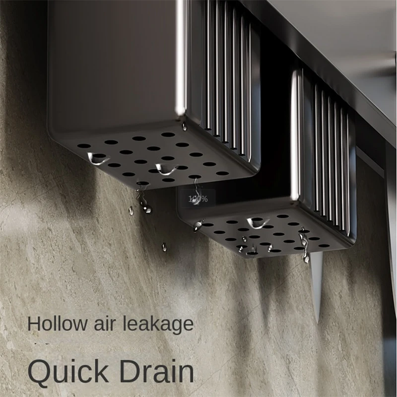 Verktygsfri kökshylla – väggmonterad multifunktionell förvaring för knivar och köksverktyg 6 Verktygsfri kökshylla – väggmonterad multifunktionell förvaring för knivar och köksverktyg - Bild 6