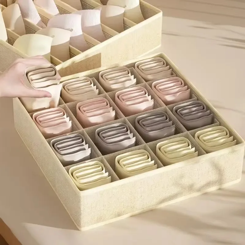 Underklädes- och Strumporganisator – Låda med delade fack för garderoben 1 Underklädes- och Strumporganisator – Låda med delade fack för garderoben