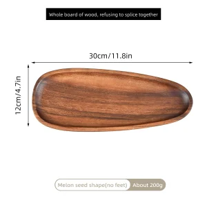 Specialformad massiv trä dekorativ förvarings- och serveringsbricka 20 Specialformad massiv trä dekorativ förvarings- och serveringsbricka