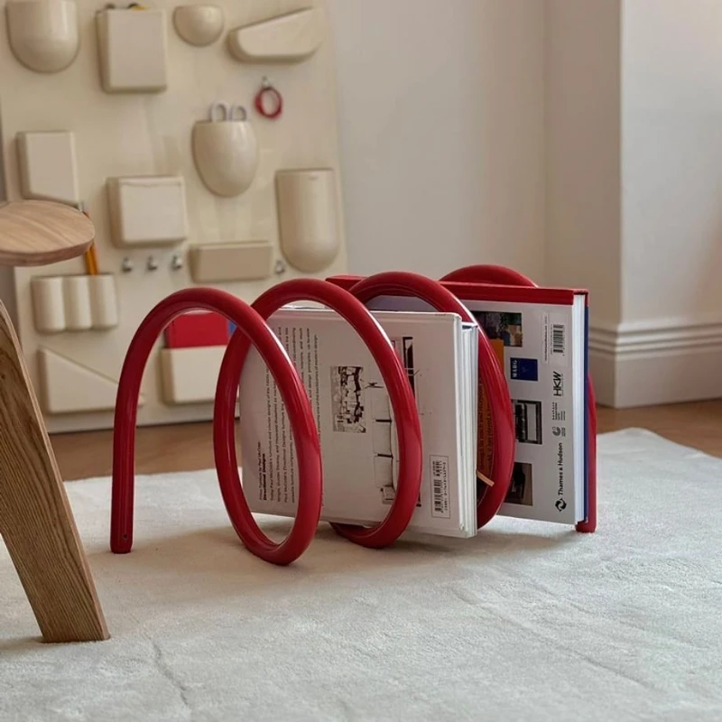 Bokhylla/organisatör i modern vårstil – Nordisk bordhylla för vardagsrum 5 Bokhylla/organisatör i modern vårstil – Nordisk bordhylla för vardagsrum - Bild 5