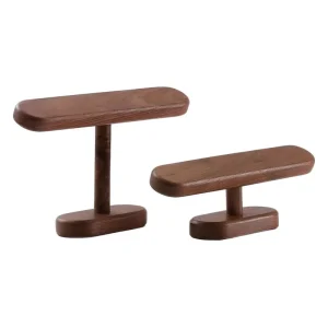 Lyxigt klockställ i trä – dekorativ klockdisplay och förvaring för hemmet eller handelsmässor