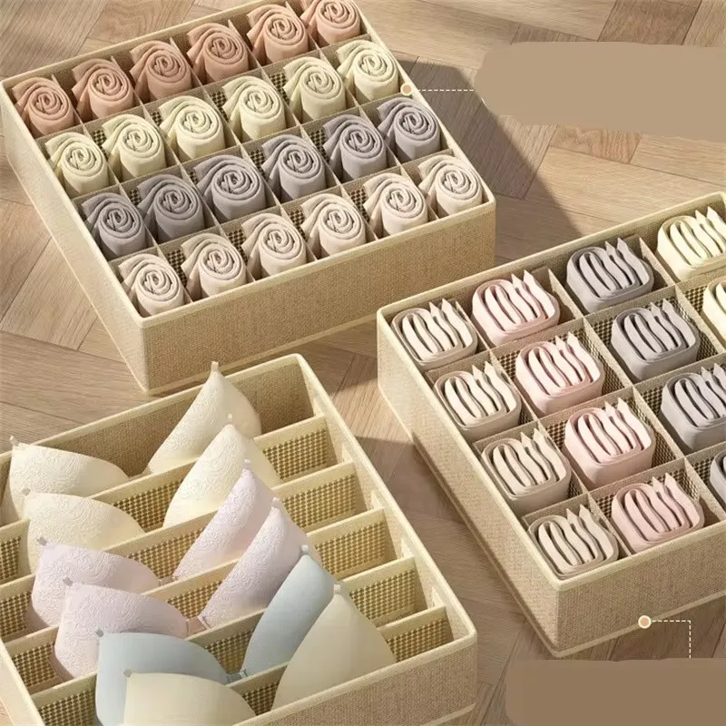 Underklädes- och Strumporganisator – Låda med delade fack för garderoben 3 Underklädes- och Strumporganisator – Låda med delade fack för garderoben - Bild 3