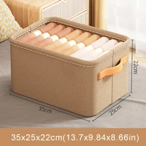 Klädorganisatör – Förvaringslåda för kläder och byxor, garderobsförvaring, hopfällbar 21 Klädorganisatör – Förvaringslåda för kläder och byxor, garderobsförvaring, hopfällbar