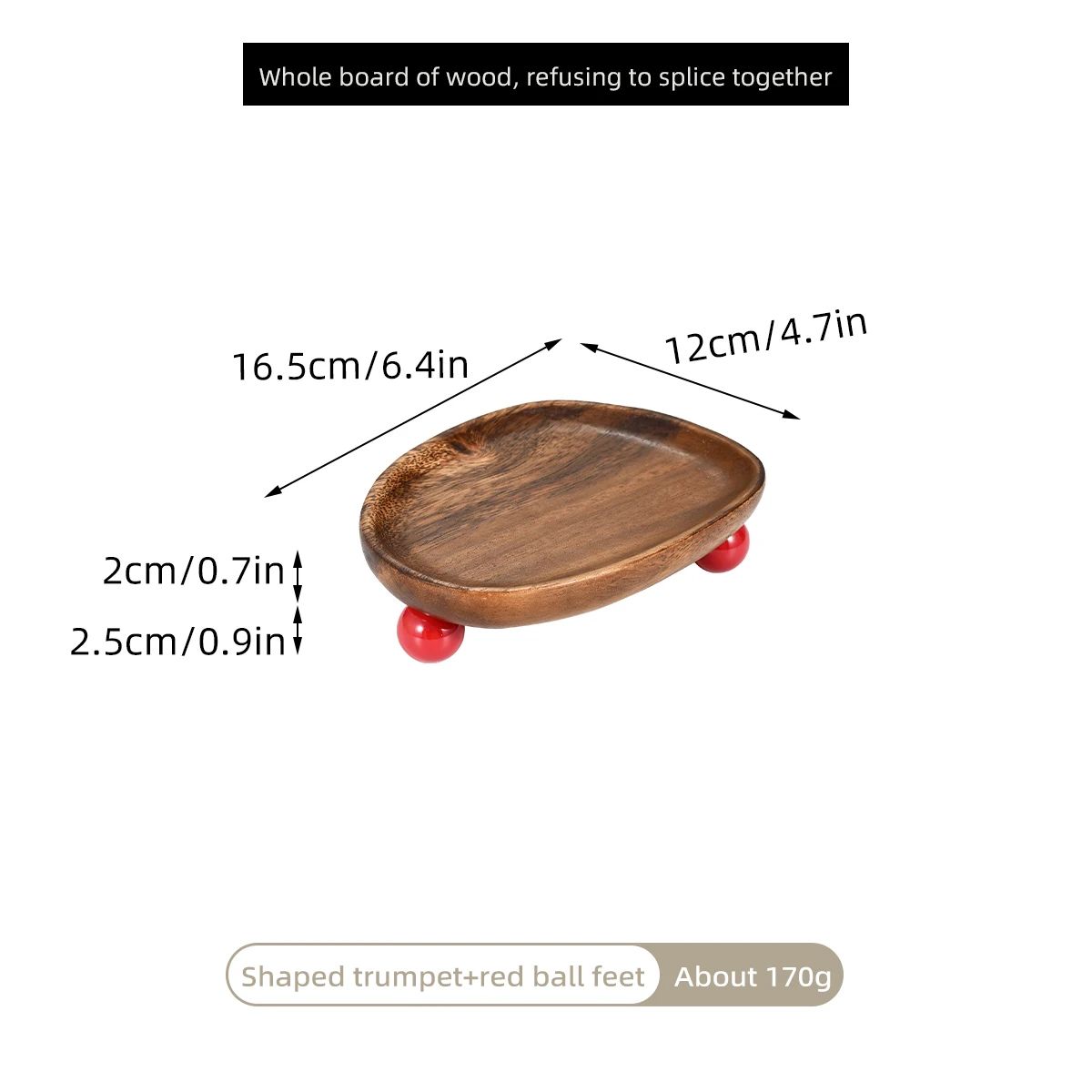 Specialformad massiv trä dekorativ förvarings- och serveringsbricka 7 Specialformad massiv trä dekorativ förvarings- och serveringsbricka - Bild 7