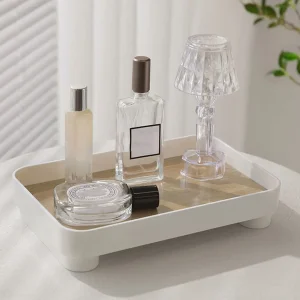 Träbricka för badrum – stor förvaringsorganisator för smycken och kosmetika 8 Träbricka för badrum – stor förvaringsorganisator för smycken och kosmetika