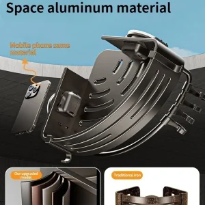 Sugkoppsmonterad hörnhylla i aluminium för badrum – väggmonterad hylla med ett hyllplan 14 Sugkoppsmonterad hörnhylla i aluminium för badrum – väggmonterad hylla med ett hyllplan