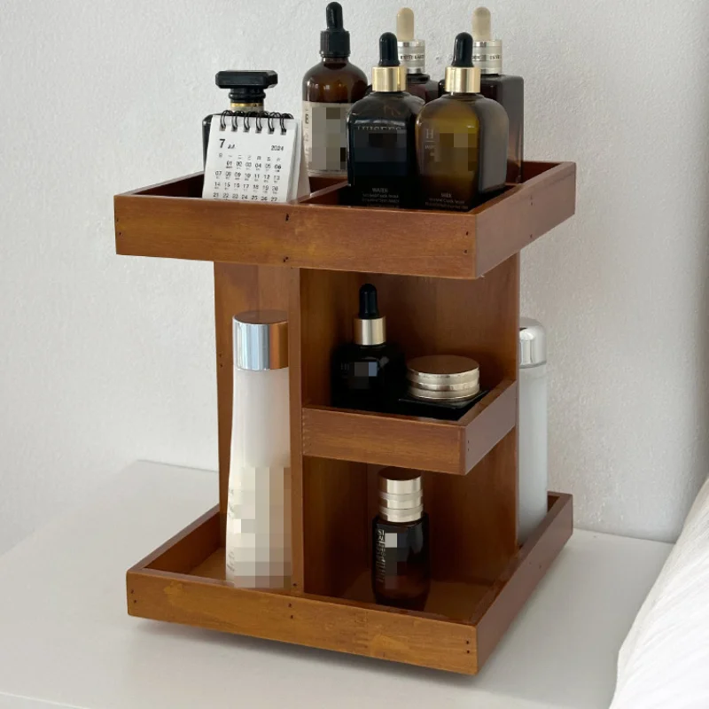 Roterande smink- och hudvårdsförvaring på bänkskiva 2 Roterande smink- och hudvårdsförvaring på bänkskiva - Bild 2