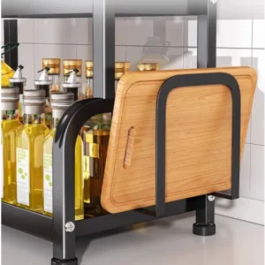 Modernt kryddställ för kök – bänkskivans förvaringshylla med tre våningar 20 Modernt kryddställ för kök – bänkskivans förvaringshylla med tre våningar