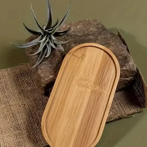 1 styck / 2 styck mångsidig träförvaringsbricka för badrum och kök