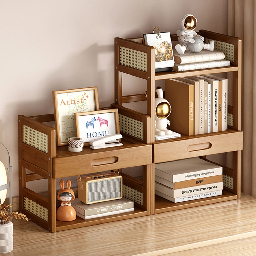 Vintage flerskikts bokhylla – retro förvaring till hemmet 2 Vintage flerskikts bokhylla – retro förvaring till hemmet - Bild 2