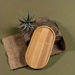 1 styck / 2 styck mångsidig träförvaringsbricka för badrum och kök