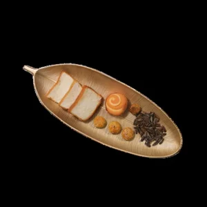 Lyxiga träfat i löv- och ananasform för dukning och dekoration 14 Lyxiga träfat i löv- och ananasform för dukning och dekoration