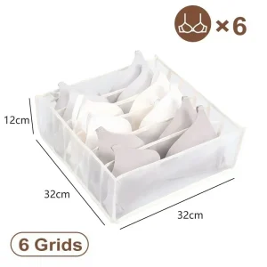 Garderobsorganisatör för underkläder och strumpor – låd- och facksystem i tyg