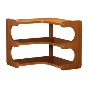 Flerlagers hörnskåp för skrivbord och hemmakontor – träförvaring och display 14 Flerlagers hörnskåp för skrivbord och hemmakontor – träförvaring och display