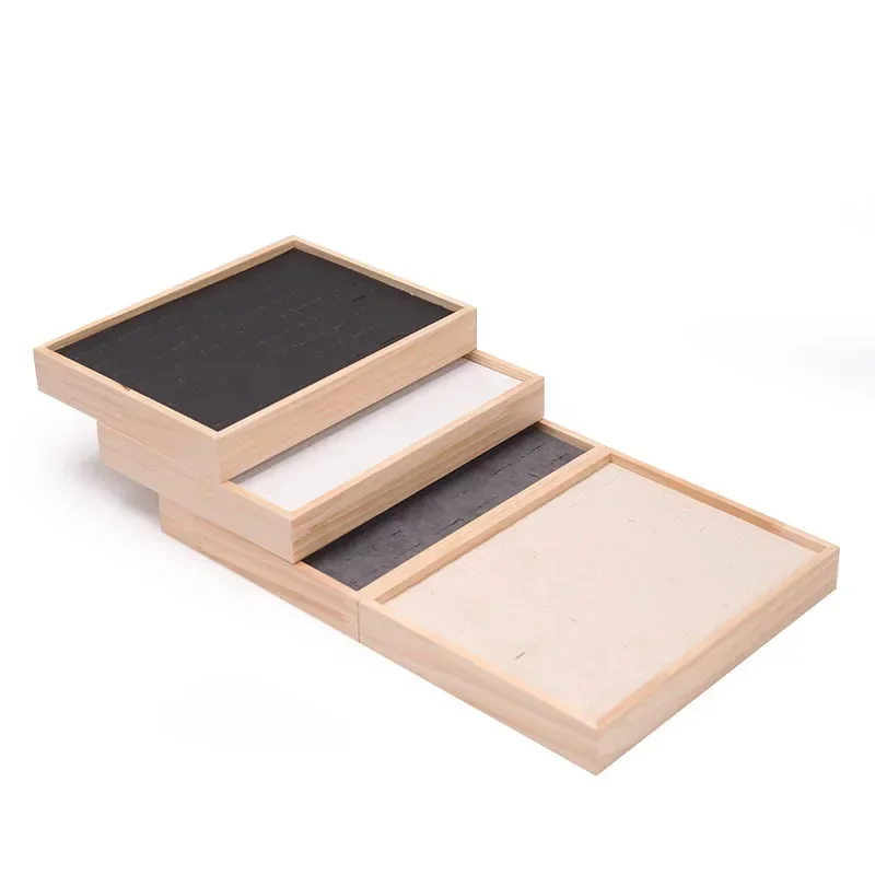 Träförvaringsbricka för 48 ringar – Smyckesdisplay och förvaring, 24×18 cm 5 Träförvaringsbricka för 48 ringar – Smyckesdisplay och förvaring, 24×18 cm - Bild 5