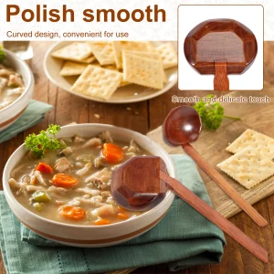 Soppslev i trä – miljövänlig bordsservis, ramen-slev i rund och oval form 11 Soppslev i trä – miljövänlig bordsservis, ramen-slev i rund och oval form