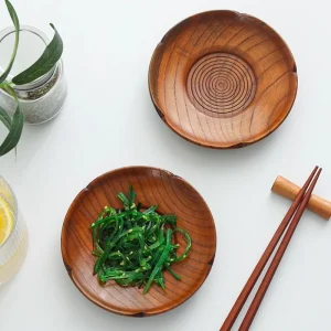 Rund träskål i helt trä – dippskål, smör- och ostbricka samt dessert- och snacksfat 10 Rund träskål i helt trä – dippskål, smör- och ostbricka samt dessert- och snacksfat