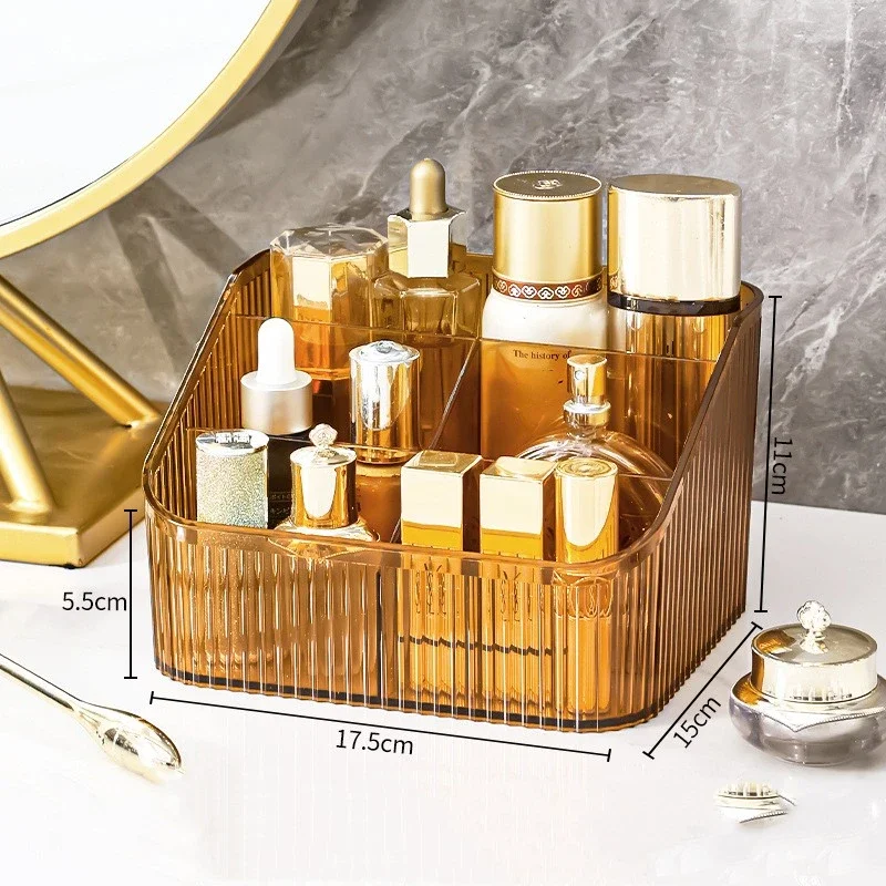 Plastförvaringslåda för Smink – Smink- och Smyckesorganisator för Badrum och Bordsskiva 7 Plastförvaringslåda för Smink – Smink- och Smyckesorganisator för Badrum och Bordsskiva - Bild 7