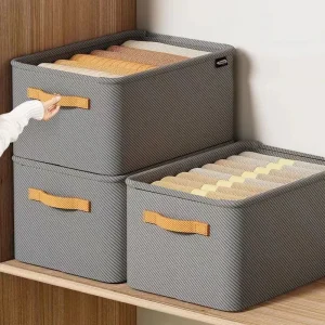 Alternative view of Klädorganisatör – Förvaringslåda för kläder och byxor, garderobsförvaring, hopfällbar