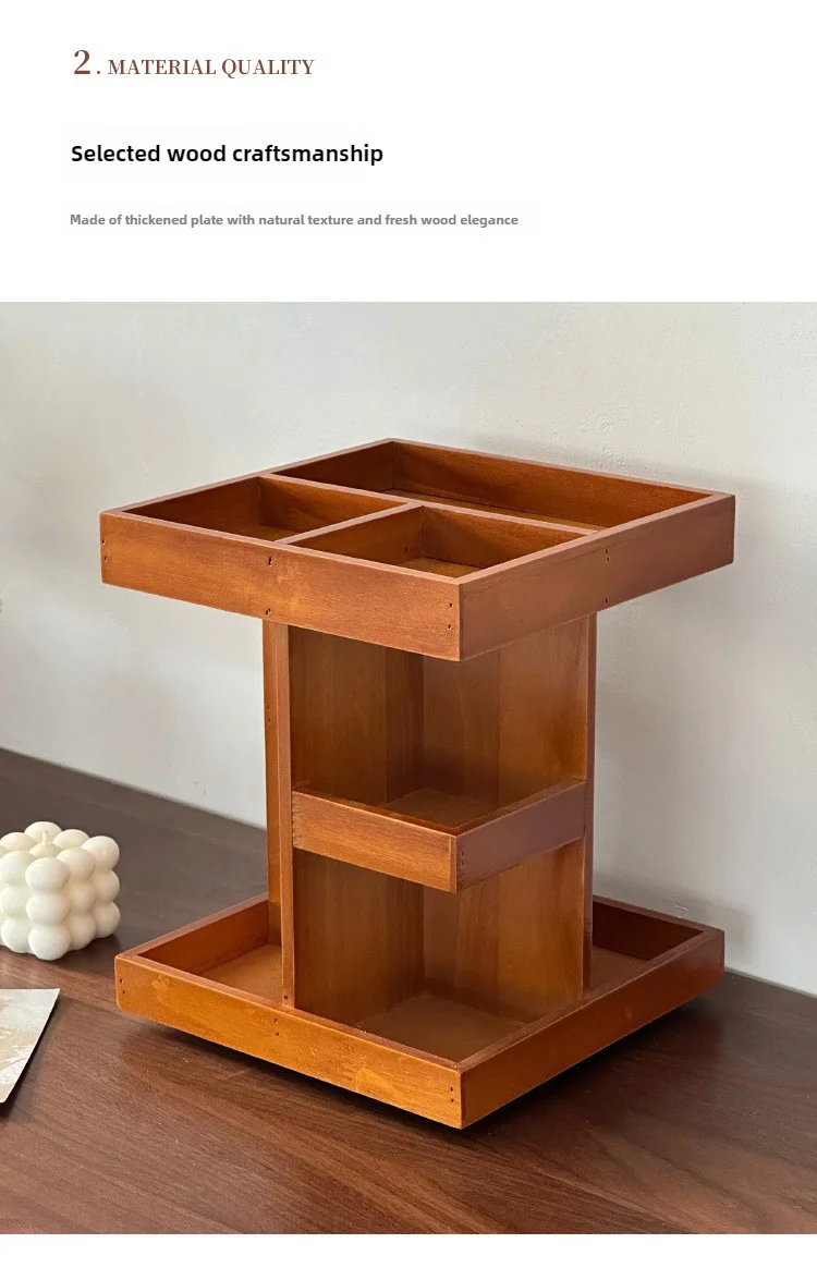 Roterande smink- och hudvårdsförvaring på bänkskiva 6 Roterande smink- och hudvårdsförvaring på bänkskiva - Bild 6