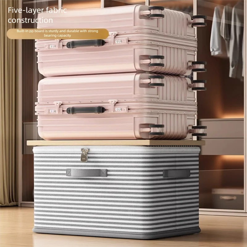 Låsbart förvaringslåda för garderoben – hopfällbar förvaring av kläder, filtar och leksaker 2 Låsbart förvaringslåda för garderoben – hopfällbar förvaring av kläder, filtar och leksaker - Bild 2