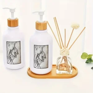 1 styck / 2 styck mångsidig träförvaringsbricka för badrum och kök