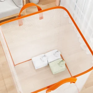 1- eller 3-delars Transparent Förvaringsväska med Handtag – För Kläder och Quilt, Vattentät PVC