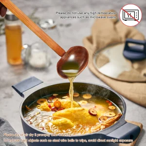 Soppslev i trä – miljövänlig bordsservis, ramen-slev i rund och oval form 12 Soppslev i trä – miljövänlig bordsservis, ramen-slev i rund och oval form