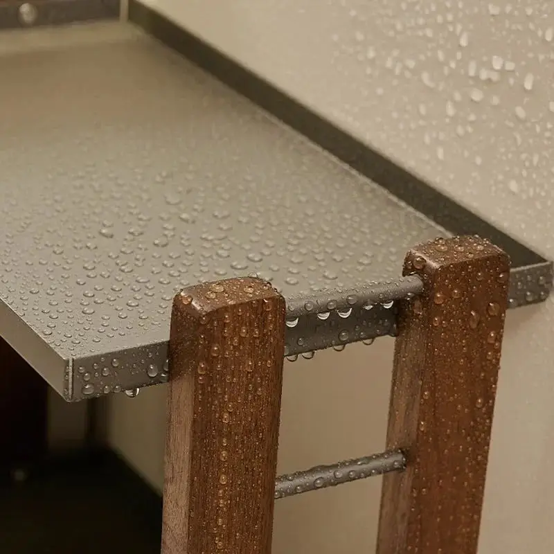 Badrumshylla med två nivåer för kosmetika och köksaccessoarer 5 Badrumshylla med två nivåer för kosmetika och köksaccessoarer - Bild 5