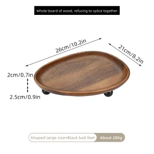 Specialformad massiv trä dekorativ förvarings- och serveringsbricka 16 Specialformad massiv trä dekorativ förvarings- och serveringsbricka