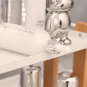 Badrumshylla med två nivåer för kosmetika och köksaccessoarer 15 Badrumshylla med två nivåer för kosmetika och köksaccessoarer