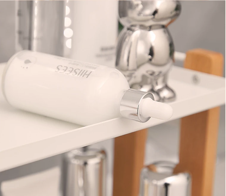 Badrumshylla med två nivåer för kosmetika och köksaccessoarer 4 Badrumshylla med två nivåer för kosmetika och köksaccessoarer - Bild 4