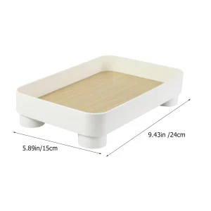 Träbricka för badrum – stor förvaringsorganisator för smycken och kosmetika 9 Träbricka för badrum – stor förvaringsorganisator för smycken och kosmetika