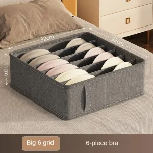 Katjonisk underklädesförvaringslåda – Multifunktionell lådorganisator för strumpor och behåar