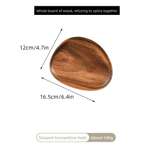Specialformad massiv trä dekorativ förvarings- och serveringsbricka 18 Specialformad massiv trä dekorativ förvarings- och serveringsbricka