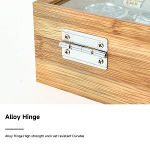 Träförvaringslåda för armbandsur – 3, 6, 10 eller 12 fack med glaslock 15 Träförvaringslåda för armbandsur – 3, 6, 10 eller 12 fack med glaslock