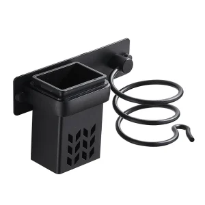 Väggmonterad hårtorkshållare och förvaringshylla – multi-funktionell badrumsförvaring 19 Väggmonterad hårtorkshållare och förvaringshylla – multi-funktionell badrumsförvaring