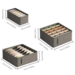 Katjonisk underklädesförvaringslåda – Multifunktionell lådorganisator för strumpor och behåar