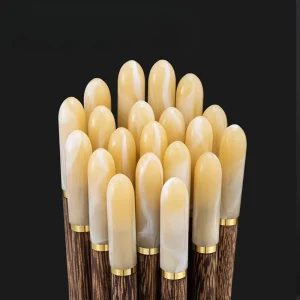 Alternative view of Lyxiga träpinnar i massivt trä – naturlig finish utan lack och vax, set för hemmabruk