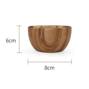 Runda serveringsfat i akaciaträ – vintagestilset med tallrikar och uppläggningsfat 28 Runda serveringsfat i akaciaträ – vintagestilset med tallrikar och uppläggningsfat