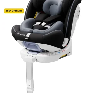 Bilbarnstol 360° roterbar med ISOFIX – ECE R129, 0–12 år / 9–36 kg