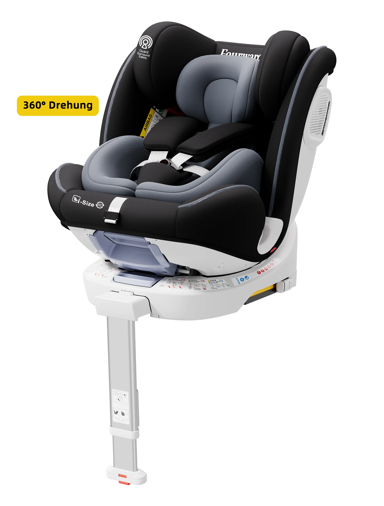 Bilbarnstol 360° roterbar med ISOFIX – ECE R129, 0–12 år / 9–36 kg 1 Bilbarnstol 360° roterbar med ISOFIX – ECE R129, 0–12 år / 9–36 kg