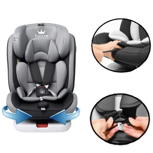 Bilbarnstol 9–36 kg med ISOFIX och Top Tether, 360° roterbar